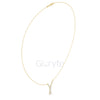 Diamond Crossover Pendant Necklace