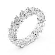 Heart Cut Diamond Eternity Band