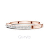 Open Pavé Diamond Band | Lab-Grown & Moissanite | 925 Silver, 10K, 14K Gold