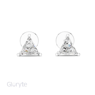 Trillion Cut Diamond Stud Earrings
