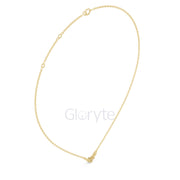 Diamond Cluster V-Shaped Necklace