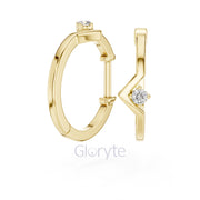 Geometric Hoop Earrings