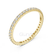 Classic Round Diamond Eternity Band