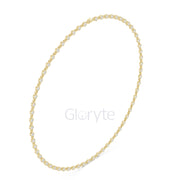 Bezel Set Diamond Tennis Necklace