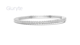 Oval Cut Diamond Tennis Bracelet