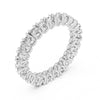 Round Cut Diamond Eternity Band – Classic Full Circle Ring in 925 Silver, 10K & 14K Gold