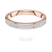 Double Row Diamond Band Ring