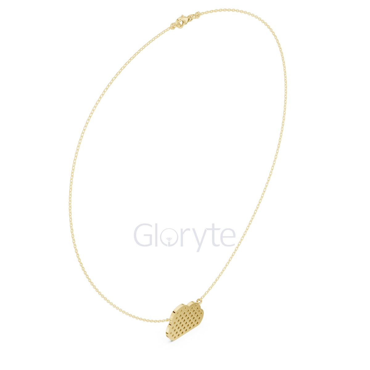 Cloud Diamond Pendant Necklace
