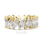 Marquise Cut Diamond Eternity Band.