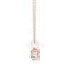 Asscher Cut Pendant with Diamond Bail | 1.50 CT