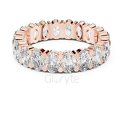 Oval Cut Diamond Eternity Band