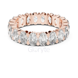 Oval Cut Diamond Eternity Band