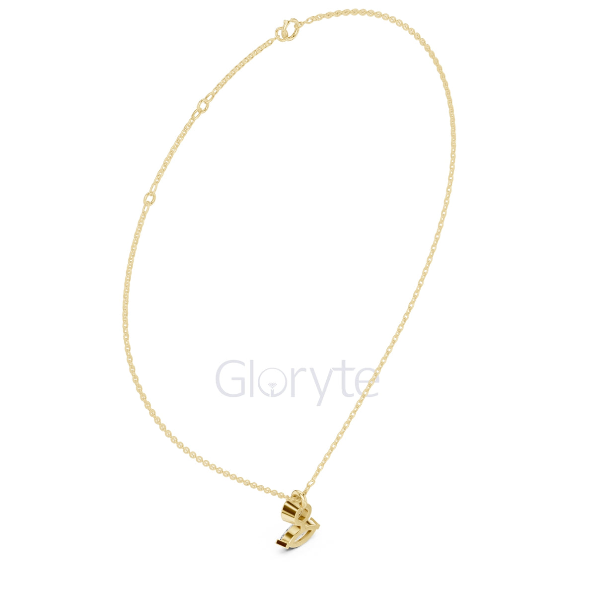 Two-Stone Diamond Pendant Necklace