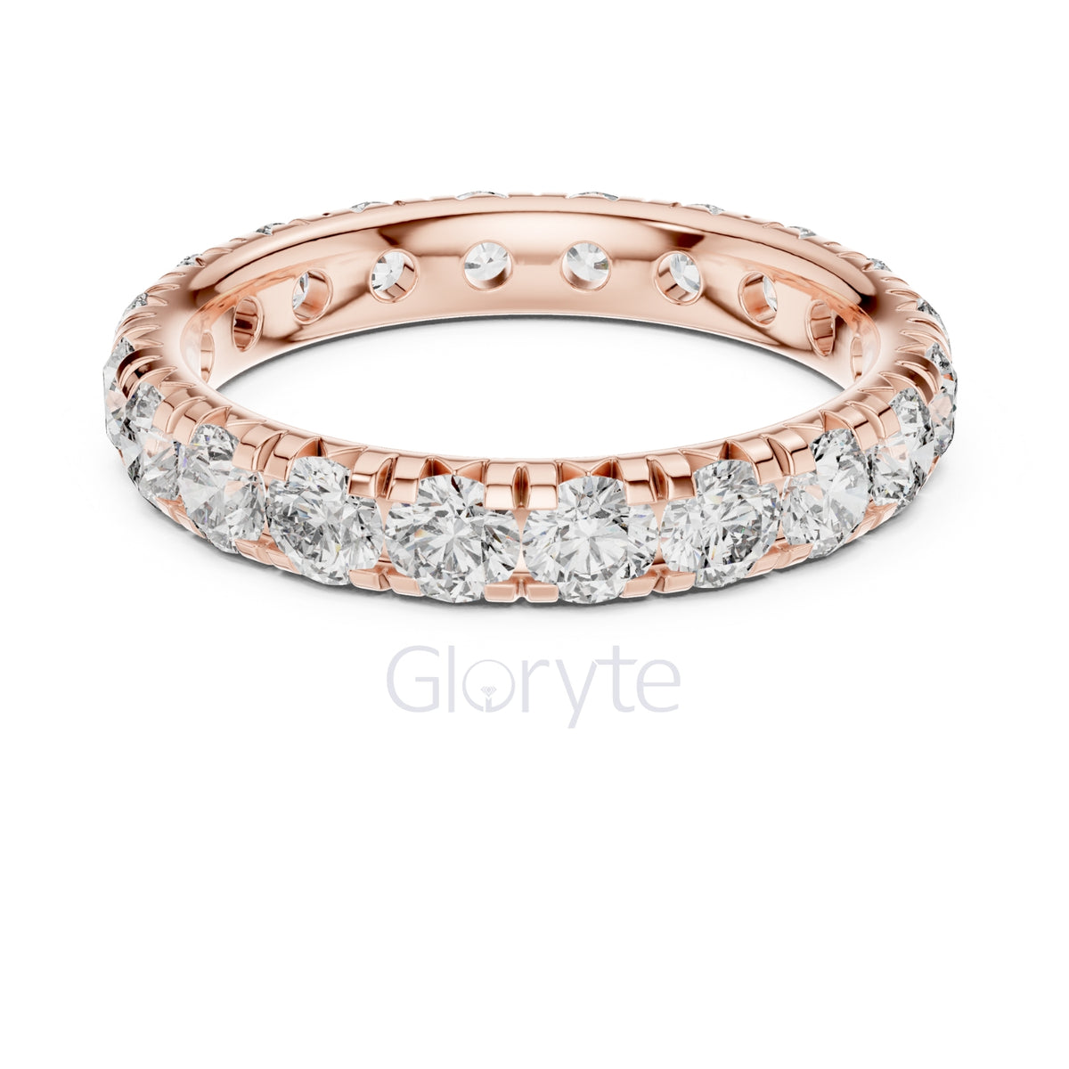 Round Cut Diamond Eternity Band