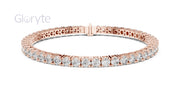 Round Cut Diamond Tennis Bracelet 0.10 Pointers