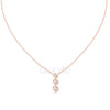 Three-Stone Diamond Pendant Necklace (1.11 CT)