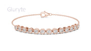 Diamond Halo Tennis Bracelet 3.00mm