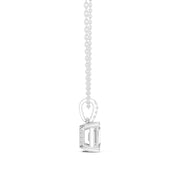 Diamond Solitaire Bezel Pendant Necklace (1.50ct) with Chain