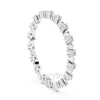 Round Cut Diamond Eternity Band – Classic Full Circle Ring in 925 Silver, 10K & 14K Gold