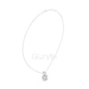 Asscher Cut Pendant with Diamond Bail | 1.50 CT