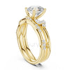 Round Diamond Vintage-Inspired Bridal Set