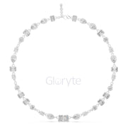 Multi-Shape Diamond Bezel Necklace