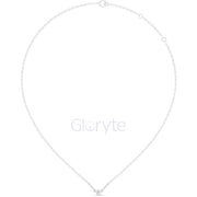 Diamond Cluster V-Shaped Necklace