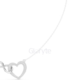 Heart Diamond Pendant Necklace