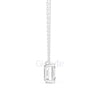 Emerald Cut Solitaire Pendant | 2.5 CT