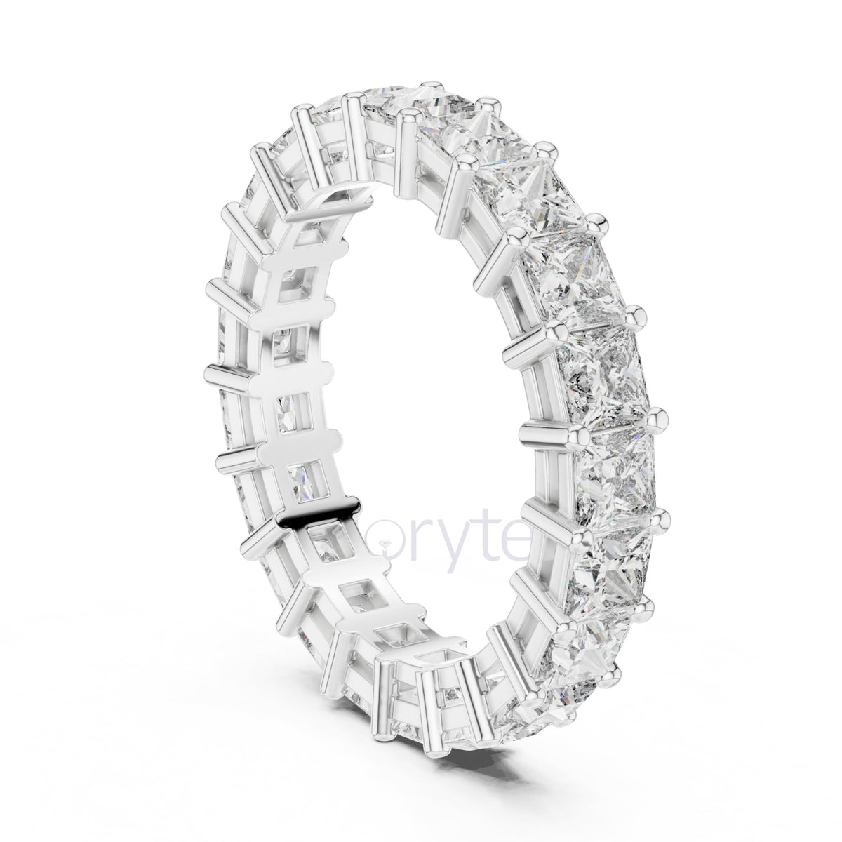 Princess Cut Diamond Eternity Band