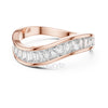 Elegant Channel Set Baguette Diamond Band Ring