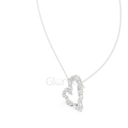 Heart Diamond Pendant Necklace