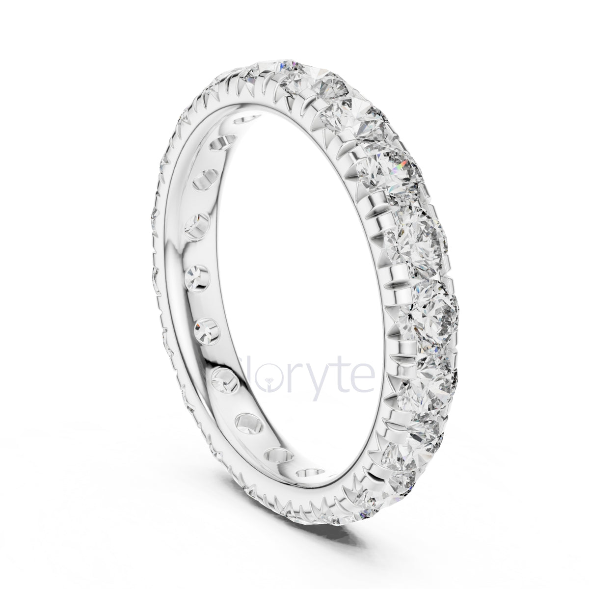 Round Cut Diamond Eternity Band