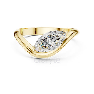 Marquise Diamond Wrap Ring