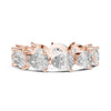 Pear Cut Diamond Eternity Band Ring