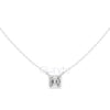 Asscher Cut Bezel Pendant | 1.50 CT