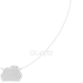 Cloud Diamond Pendant Necklace
