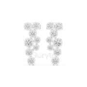 Bubble Cluster Diamond Earrings