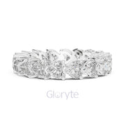 Heart Cut Diamond Eternity Band