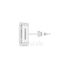 Baguette Diamond Stud Earrings