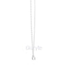 Emerald Cut Solitaire Diamond Pendant Necklace