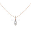 Marquise Cut Pendant with Diamond Bail | 1.50 CT