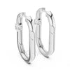 Minimalist Solitaire Hoop Earrings – Lab-Grown Diamond / Moissanite | S925, 10K, 14K Gold
