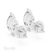 Marquise Cut Diamond Stud Earrings