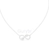 Infinity Diamond Pendant Necklace