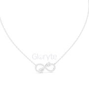 Infinity Diamond Pendant Necklace