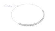 Round Brilliant Diamond Tennis Bracelet with Adjustable Chain