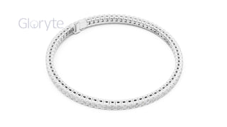 Princess Cut Diamond Tennis Bracelet