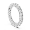 Round Cut Diamond Eternity Band – Classic Full Circle Ring in 925 Silver, 10K & 14K Gold