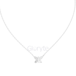 Butterfly Diamond Pendant Necklace (0.24 CT)